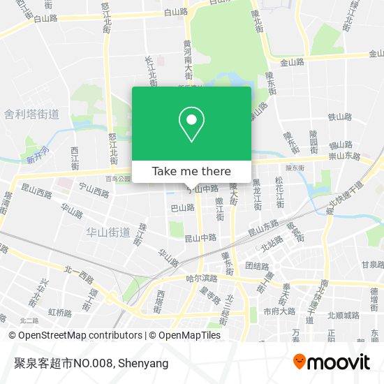 聚泉客超市NO.008 map