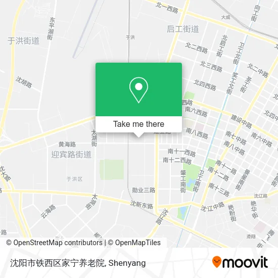 沈阳市铁西区家宁养老院 map