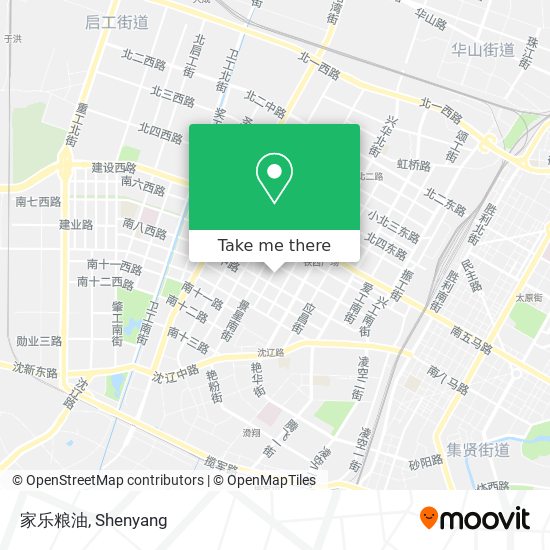 家乐粮油 map