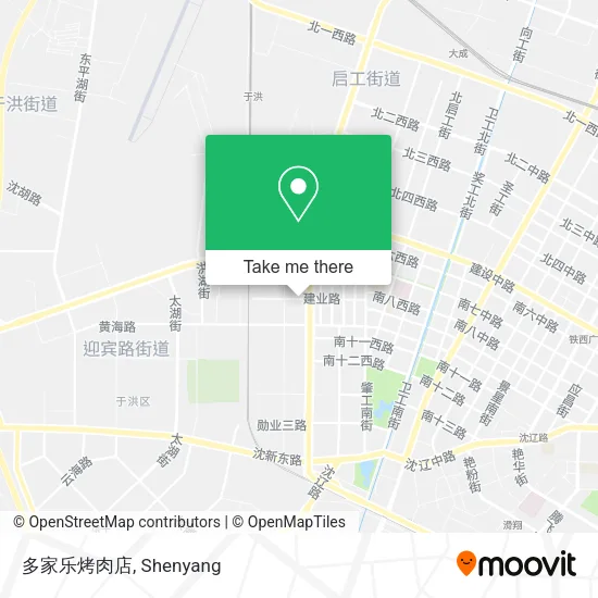 多家乐烤肉店 map