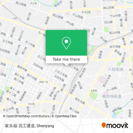 家乐福-员工通道 map