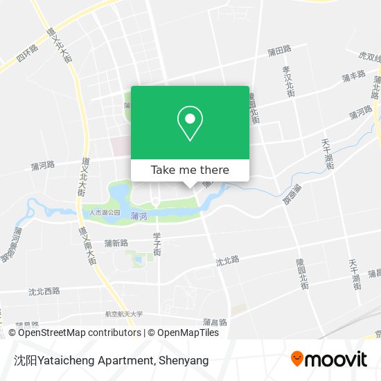 沈阳Yataicheng Apartment map