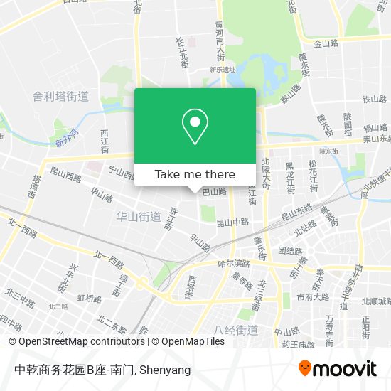 中乾商务花园B座-南门 map