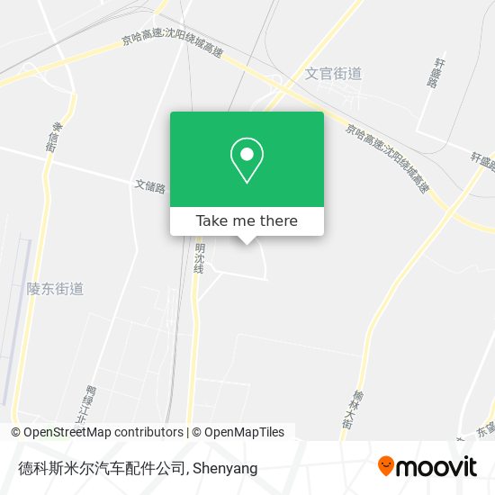 德科斯米尔汽车配件公司 map