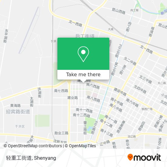 轻重工街道 map