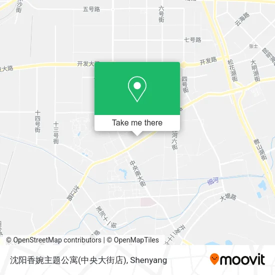 沈阳香婉主题公寓(中央大街店) map