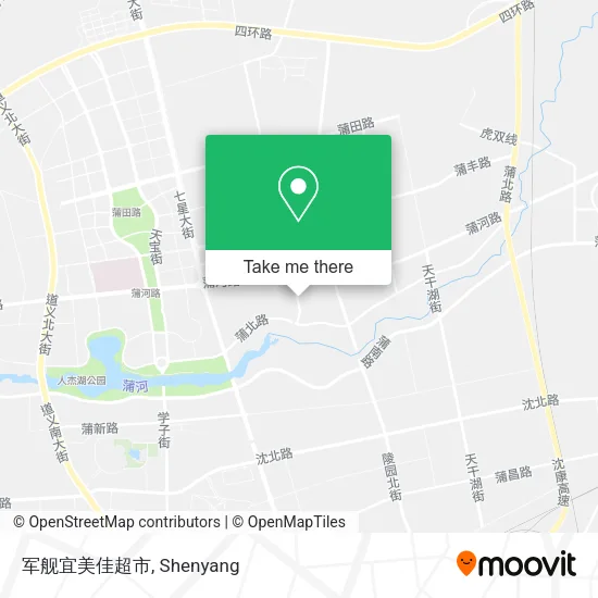 军舰宜美佳超市 map