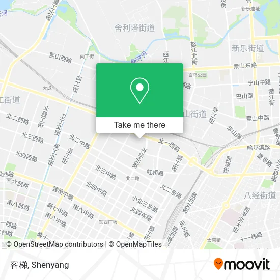 客梯 map