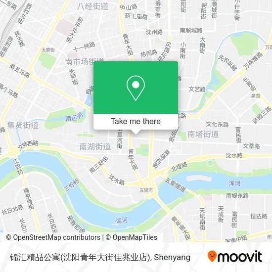 锦汇精品公寓(沈阳青年大街佳兆业店) map