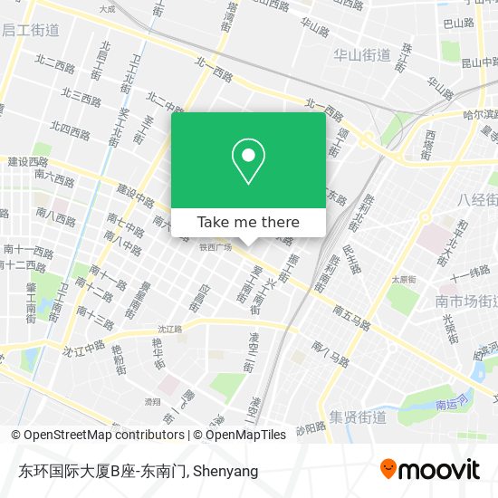 东环国际大厦B座-东南门 map