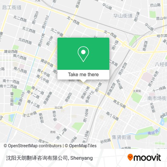 沈阳天朗翻译咨询有限公司 map