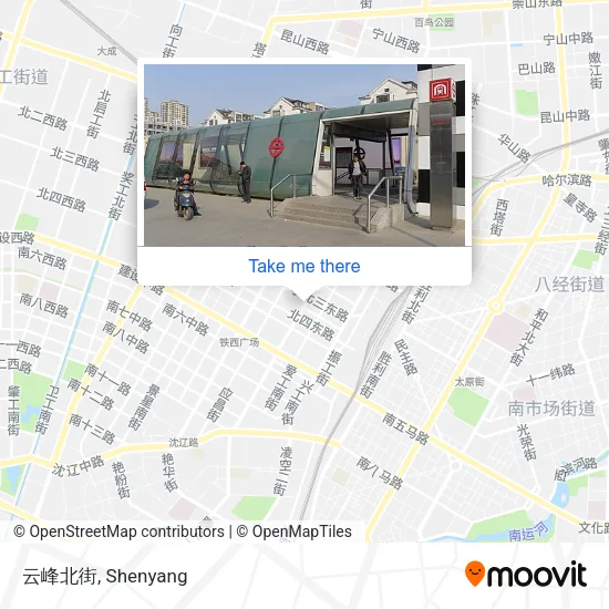 云峰北街 map
