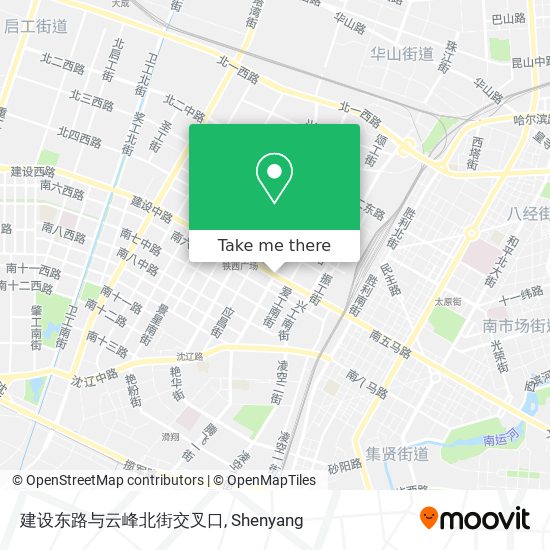 建设东路与云峰北街交叉口 map