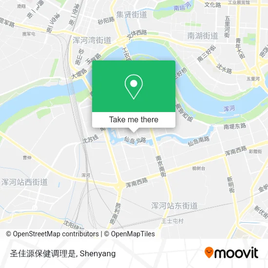 圣佳源保健调理是 map