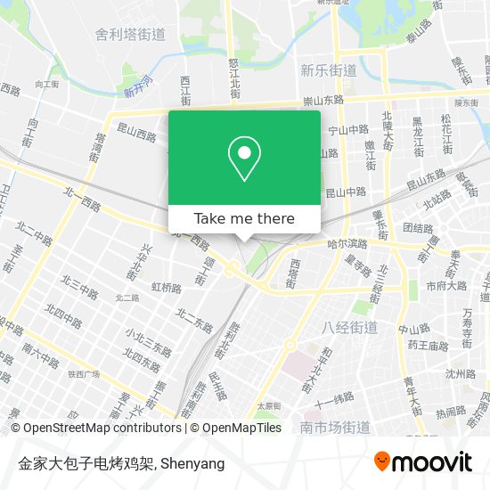 金家大包子电烤鸡架 map