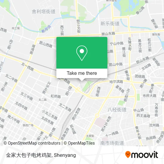 金家大包子电烤鸡架 map