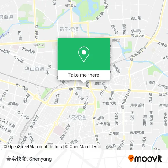 金实快餐 map