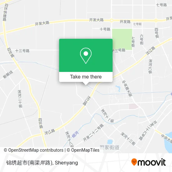 锦绣超市(南渠岸路) map