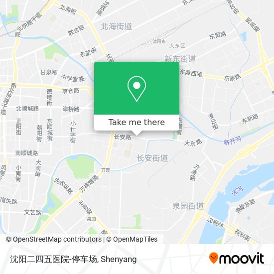 沈阳二四五医院-停车场 map