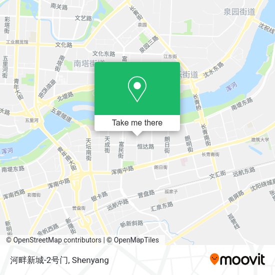 河畔新城-2号门 map