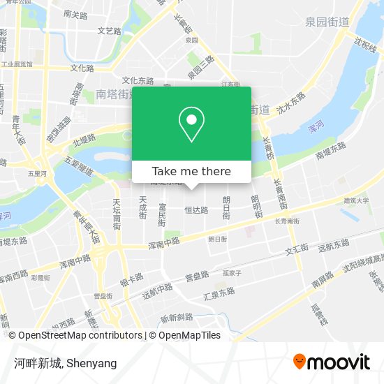 河畔新城 map