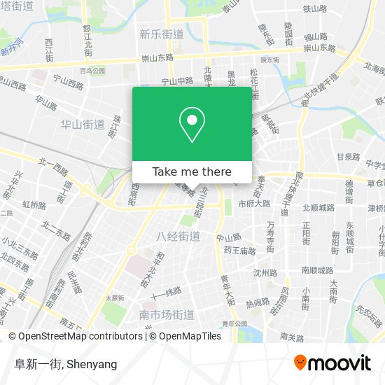 阜新一街 map