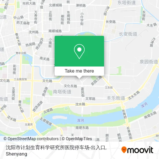沈阳市计划生育科学研究所医院停车场-出入口 map