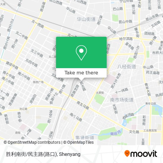 胜利南街/民主路(路口) map