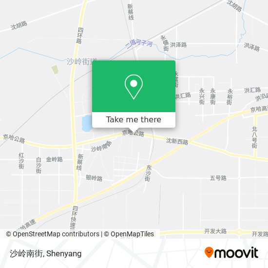 沙岭南街 map
