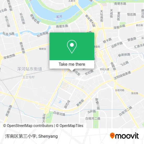 浑南区第三小学 map