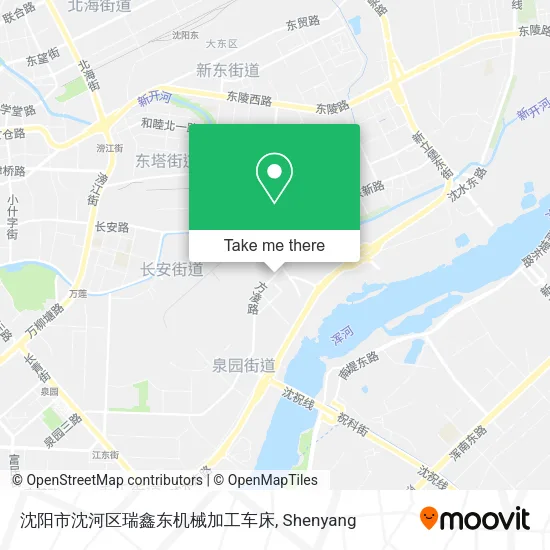 沈阳市沈河区瑞鑫东机械加工车床 map