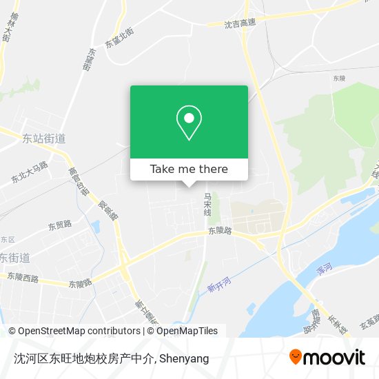 沈河区东旺地炮校房产中介 map