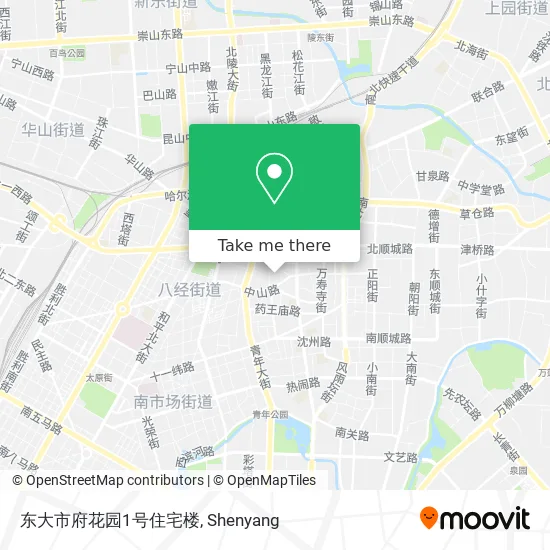 东大市府花园1号住宅楼 map