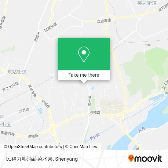 民得力粮油蔬菜水果 map