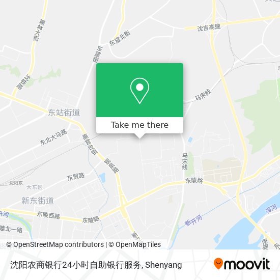 沈阳农商银行24小时自助银行服务 map