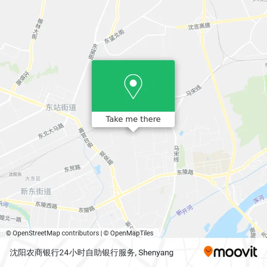 沈阳农商银行24小时自助银行服务 map