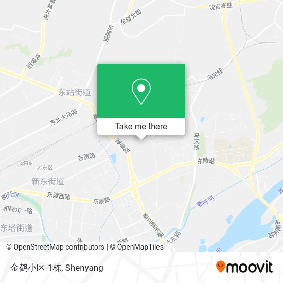 金鹤小区-1栋 map
