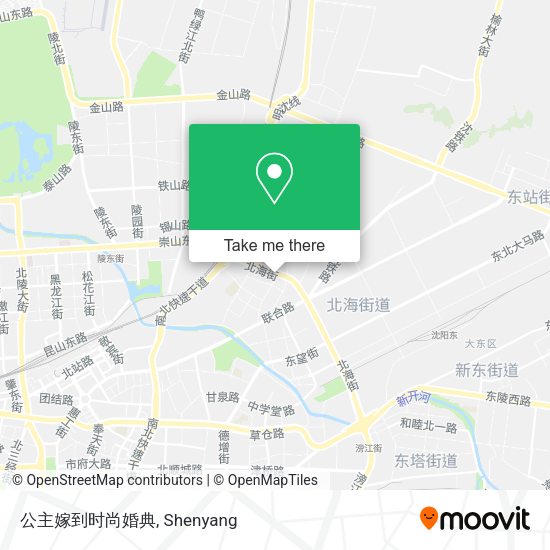 公主嫁到时尚婚典 map