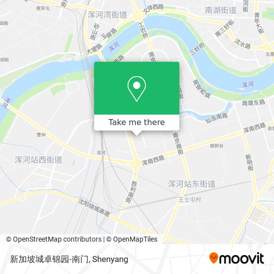 新加坡城卓锦园-南门 map