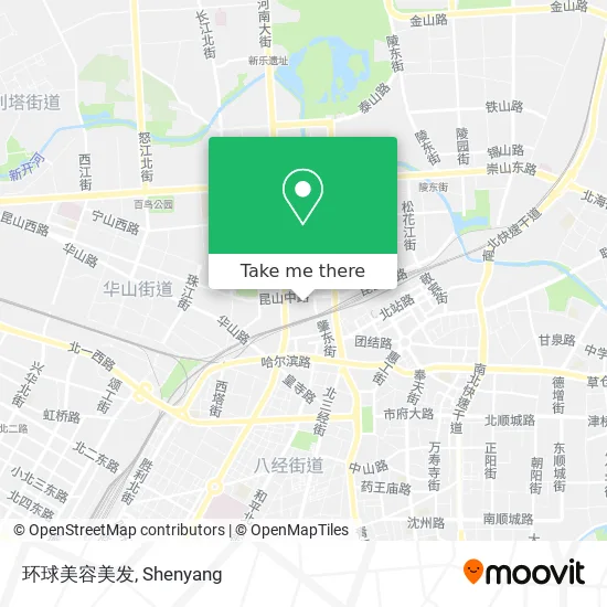 环球美容美发 map