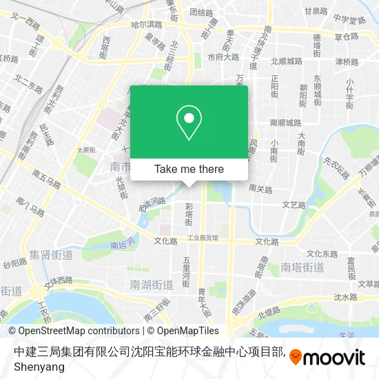 中建三局集团有限公司沈阳宝能环球金融中心项目部 map