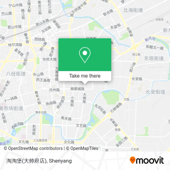 淘淘堡(大帅府店) map