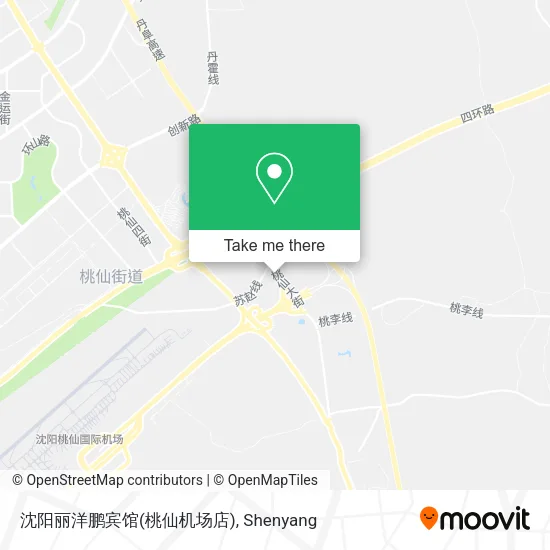 沈阳丽洋鹏宾馆(桃仙机场店) map