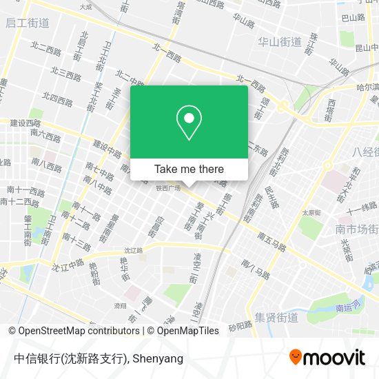 中信银行(沈新路支行) map