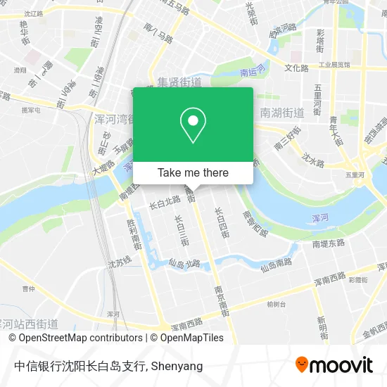中信银行沈阳长白岛支行 map