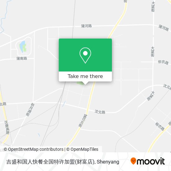 吉盛和国人快餐全国特许加盟(财富店) map