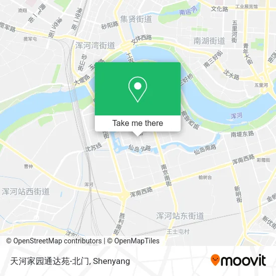 天河家园通达苑-北门 map