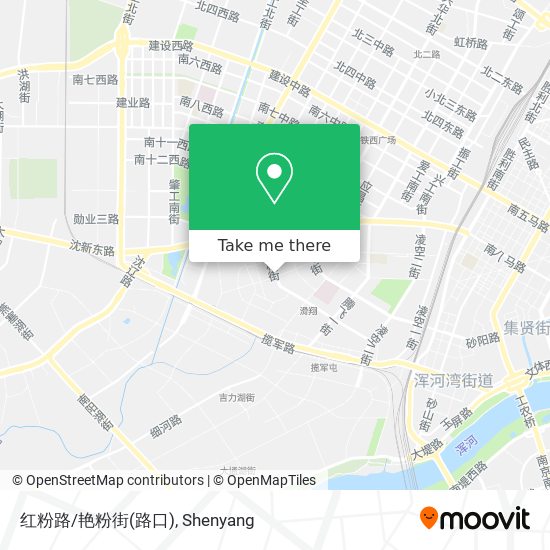 红粉路/艳粉街(路口) map