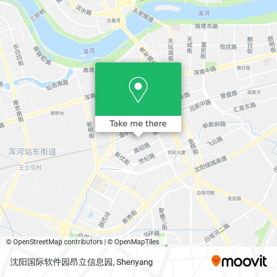 沈阳国际软件园昂立信息园 map