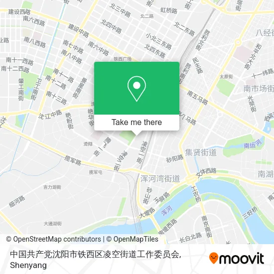 中国共产党沈阳市铁西区凌空街道工作委员会 map